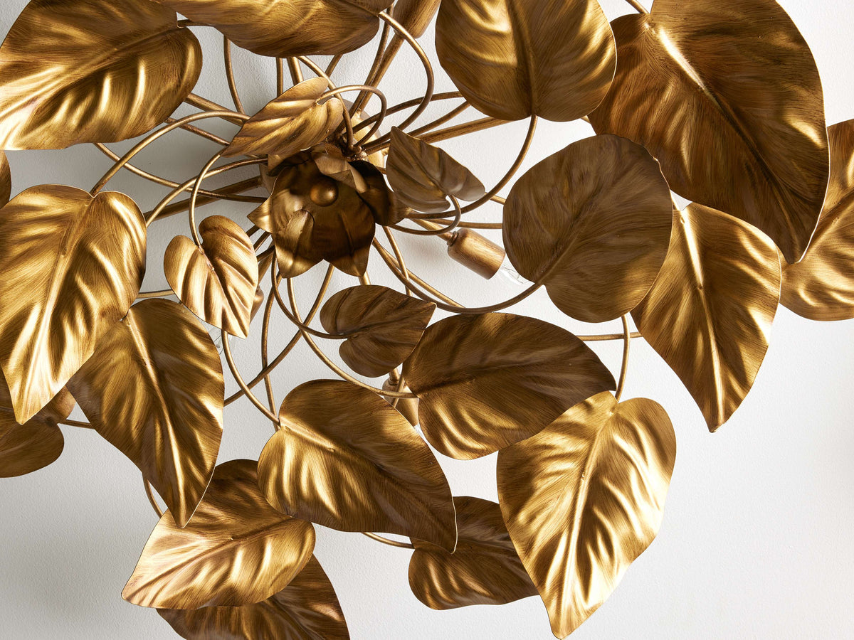 NinfeaIntricate Leaf Flush Mount