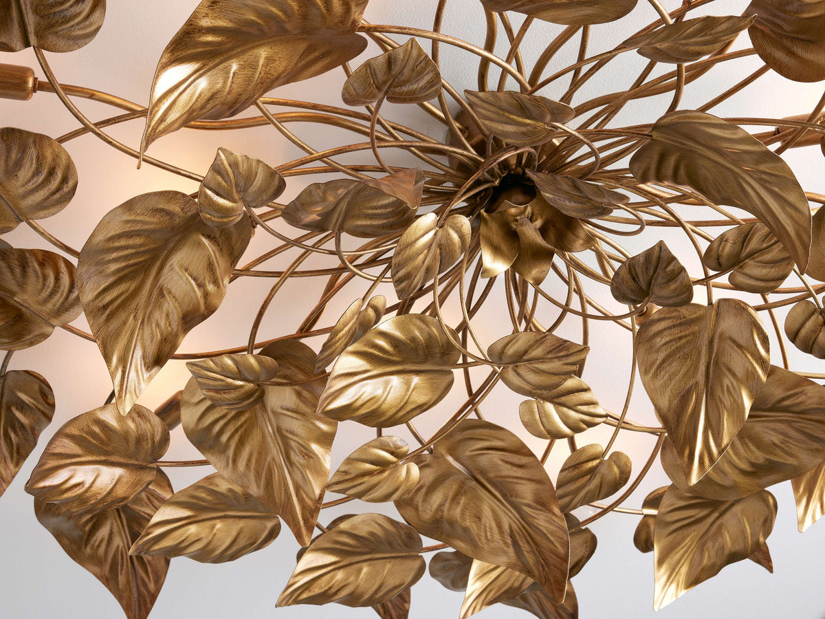 NinfeaIntricate Leaf Flush Mount
