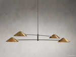 Simms Midcentury Glow Round Chandelier