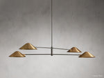 Simms Midcentury Glow Round Chandelier