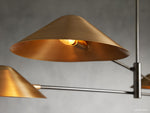 Simms Midcentury Glow Round Chandelier