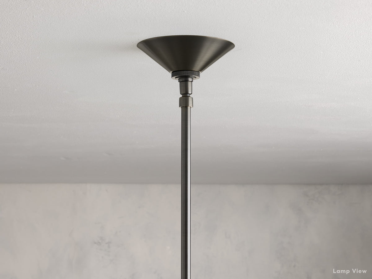 Simms Midcentury Glow Round Chandelier