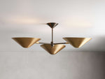 Simms Midcentury Glow Flush Mount