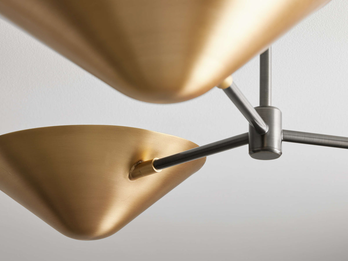 Simms Midcentury Glow Flush Mount