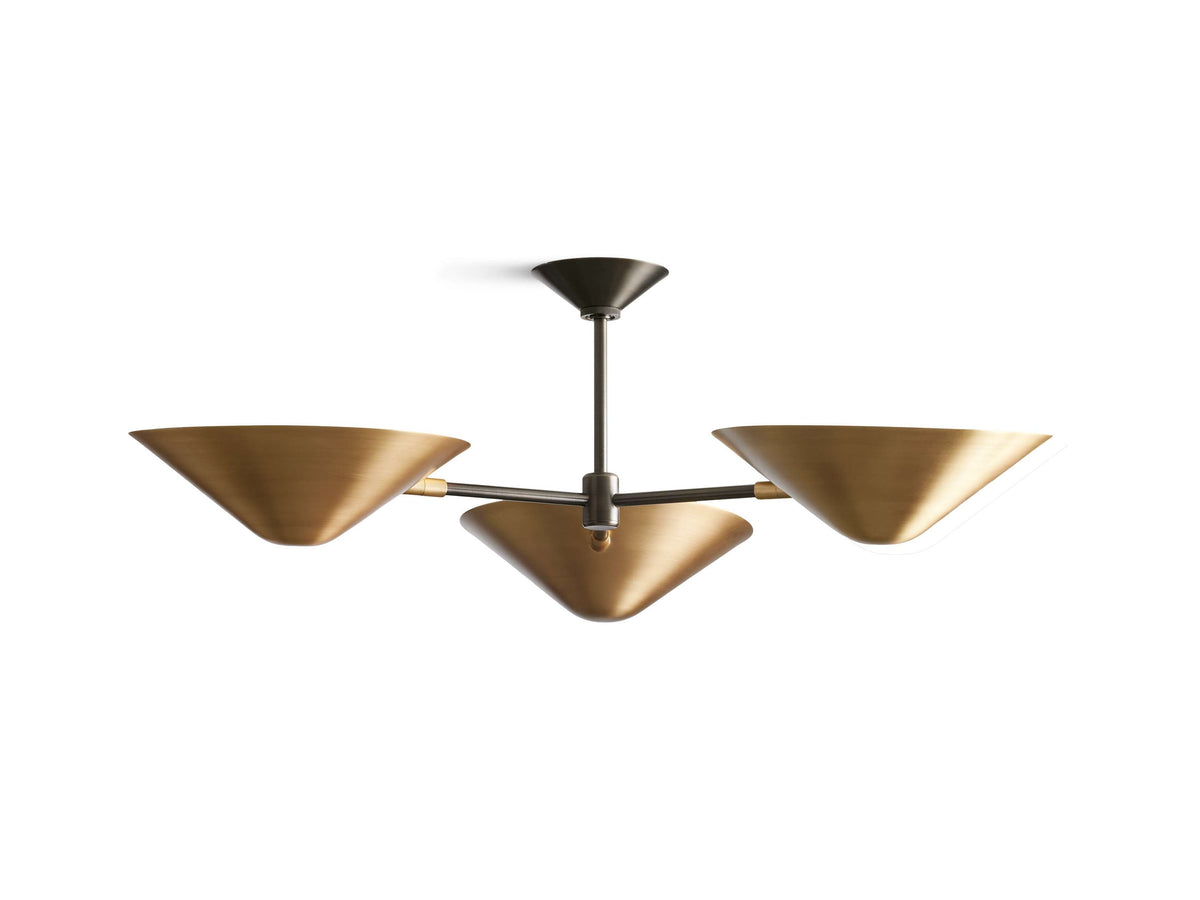 Simms Midcentury Glow Flush Mount