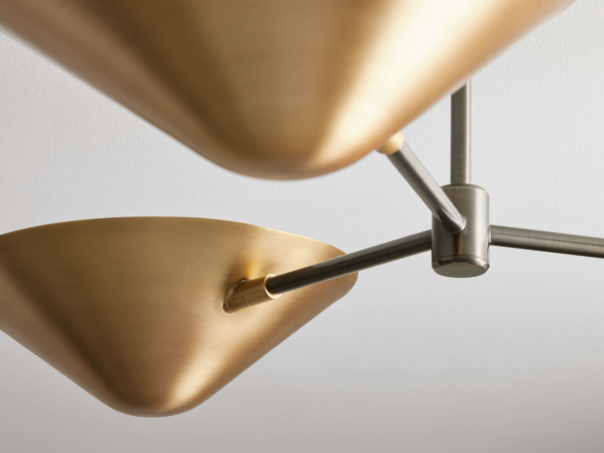 Simms Midcentury Glow Flush Mount