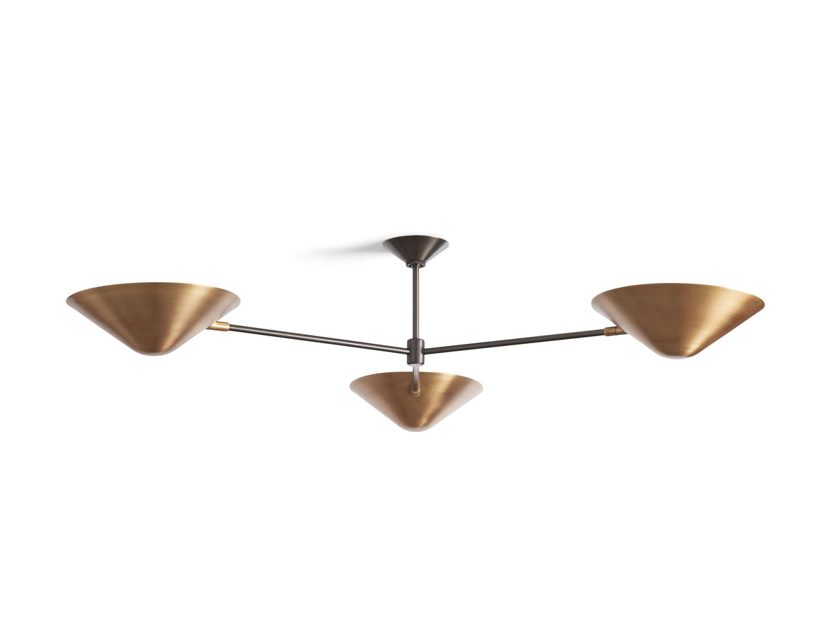 Simms Midcentury Glow Flush Mount