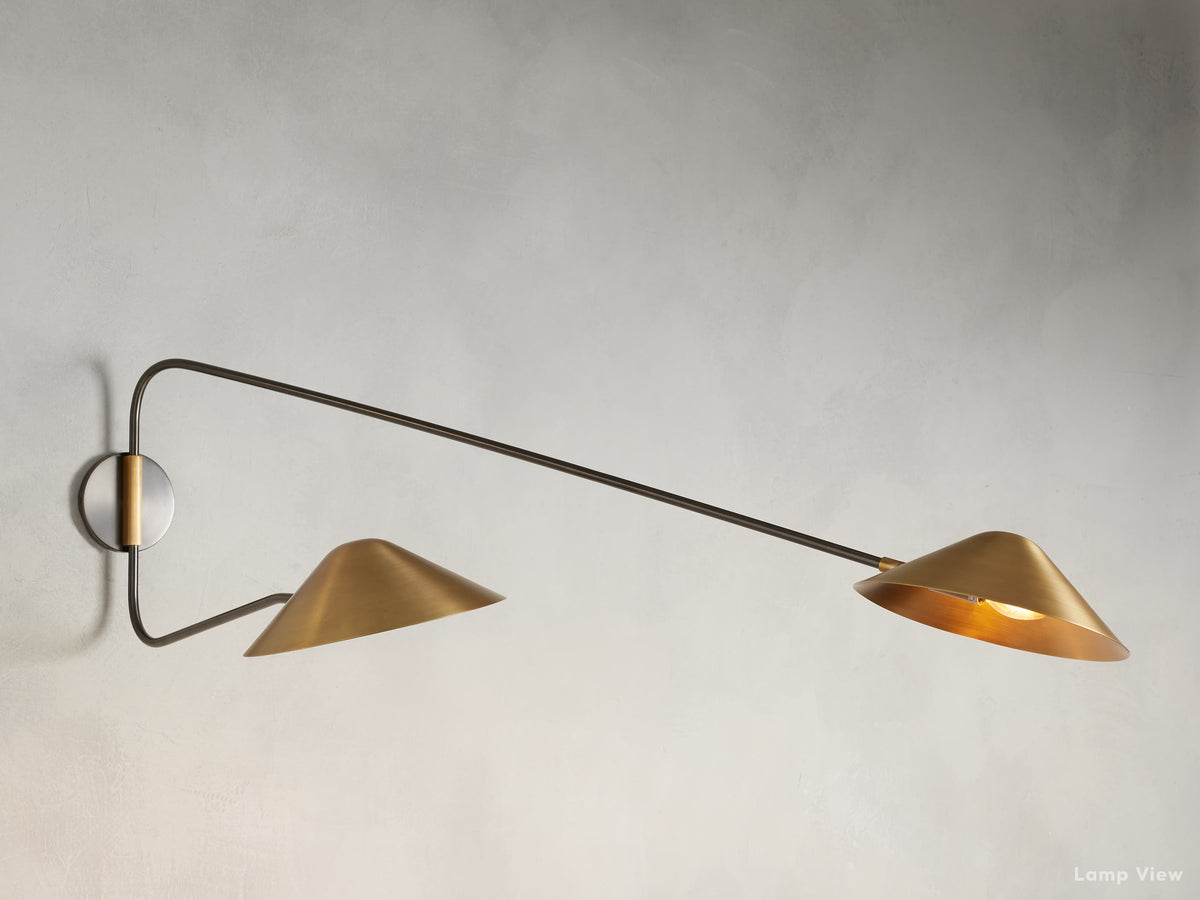 Simms Midcentury Glow Wall Sconce