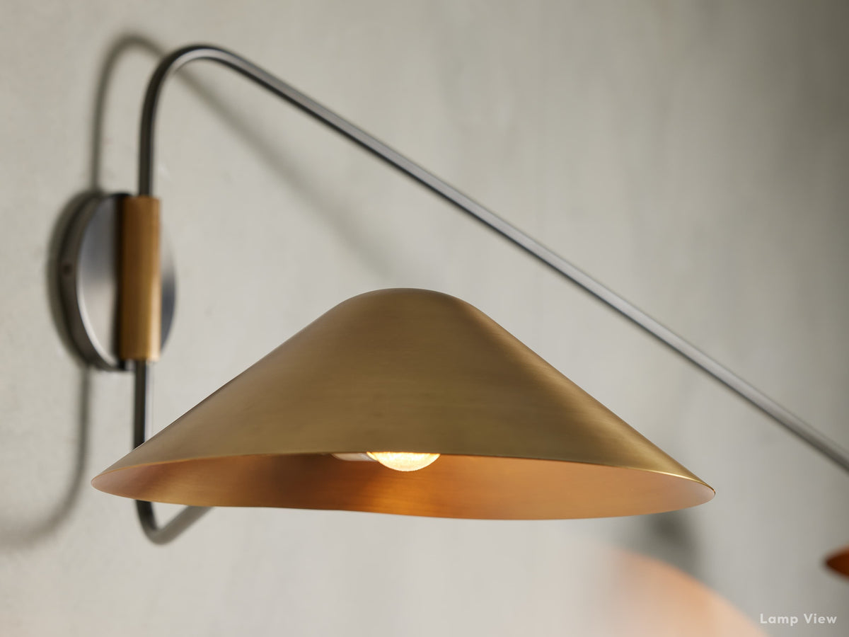Simms Midcentury Glow Wall Sconce