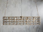 La Cage Mesh Crystal Rectangular Chandelier