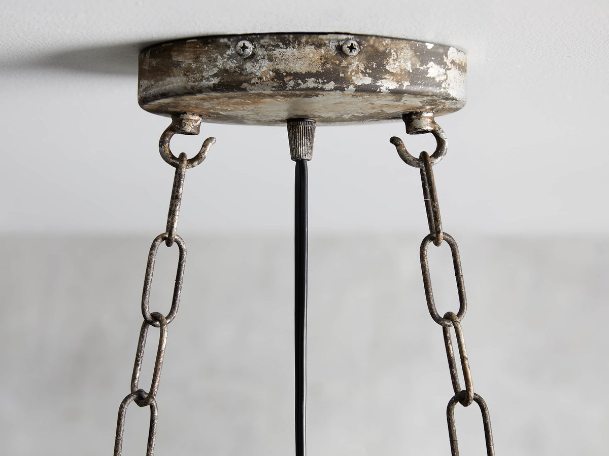 La Cage Mesh Crystal Rectangular Chandelier