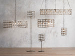 La Cage Mesh Crystal Rectangular Chandelier