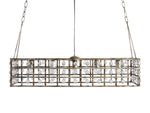 La Cage Mesh Crystal Rectangular Chandelier