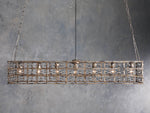 La Cage Mesh Crystal Rectangular Chandelier
