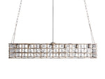 La Cage Mesh Crystal Rectangular Chandelier