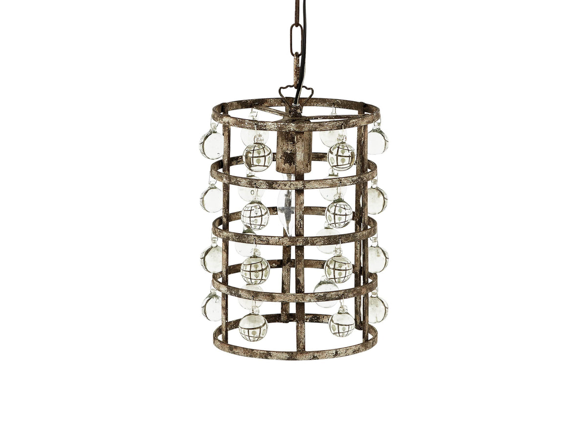 La Cage Mesh Crystal Pendant Light