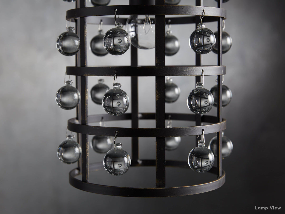 La Cage Mesh Crystal Pendant Light