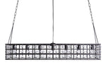 La Cage Mesh Crystal Rectangular Chandelier