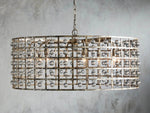 La Cage Mesh Crystal Round Chandelier