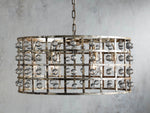La Cage Mesh Crystal Round Chandelier