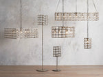 La Cage Mesh Crystal Round Chandelier