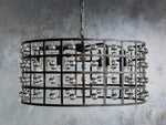 La Cage Mesh Crystal Round Chandelier
