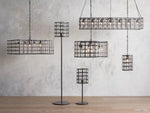 La Cage Mesh Crystal Round Chandelier