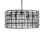 La Cage Mesh Crystal Round Chandelier