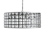 La Cage Mesh Crystal Round Chandelier
