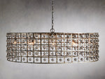 La Cage Mesh Crystal Round Chandelier