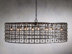 La Cage Mesh Crystal Round Chandelier