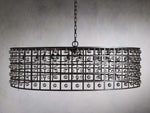 La Cage Mesh Crystal Round Chandelier