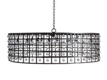 La Cage Mesh Crystal Round Chandelier