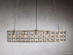 La Cage Mesh Crystal Oval Chandelier