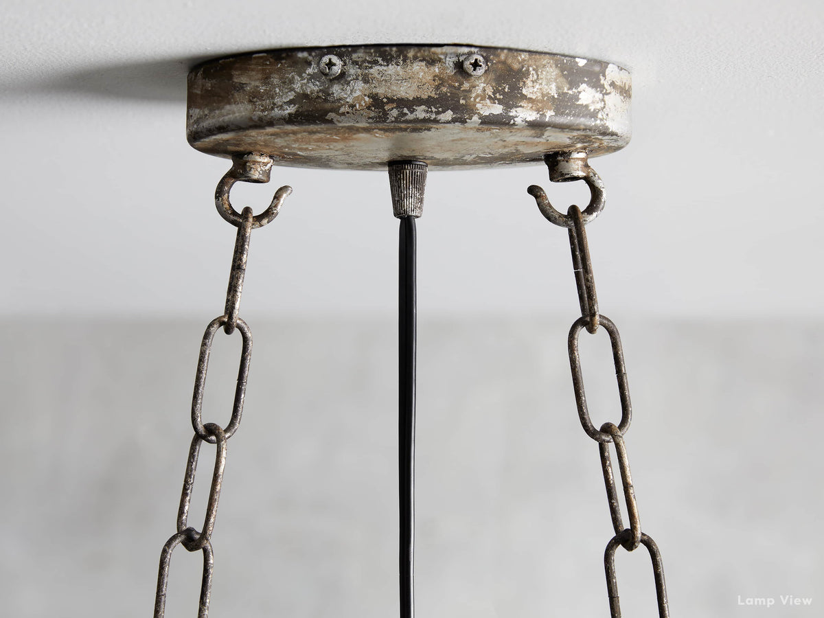La Cage Mesh Crystal Oval Chandelier