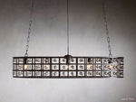 La Cage Mesh Crystal Oval Chandelier