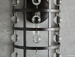 La Cage Mesh Crystal Wall Sconce