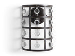 La Cage Mesh Crystal Wall Sconce
