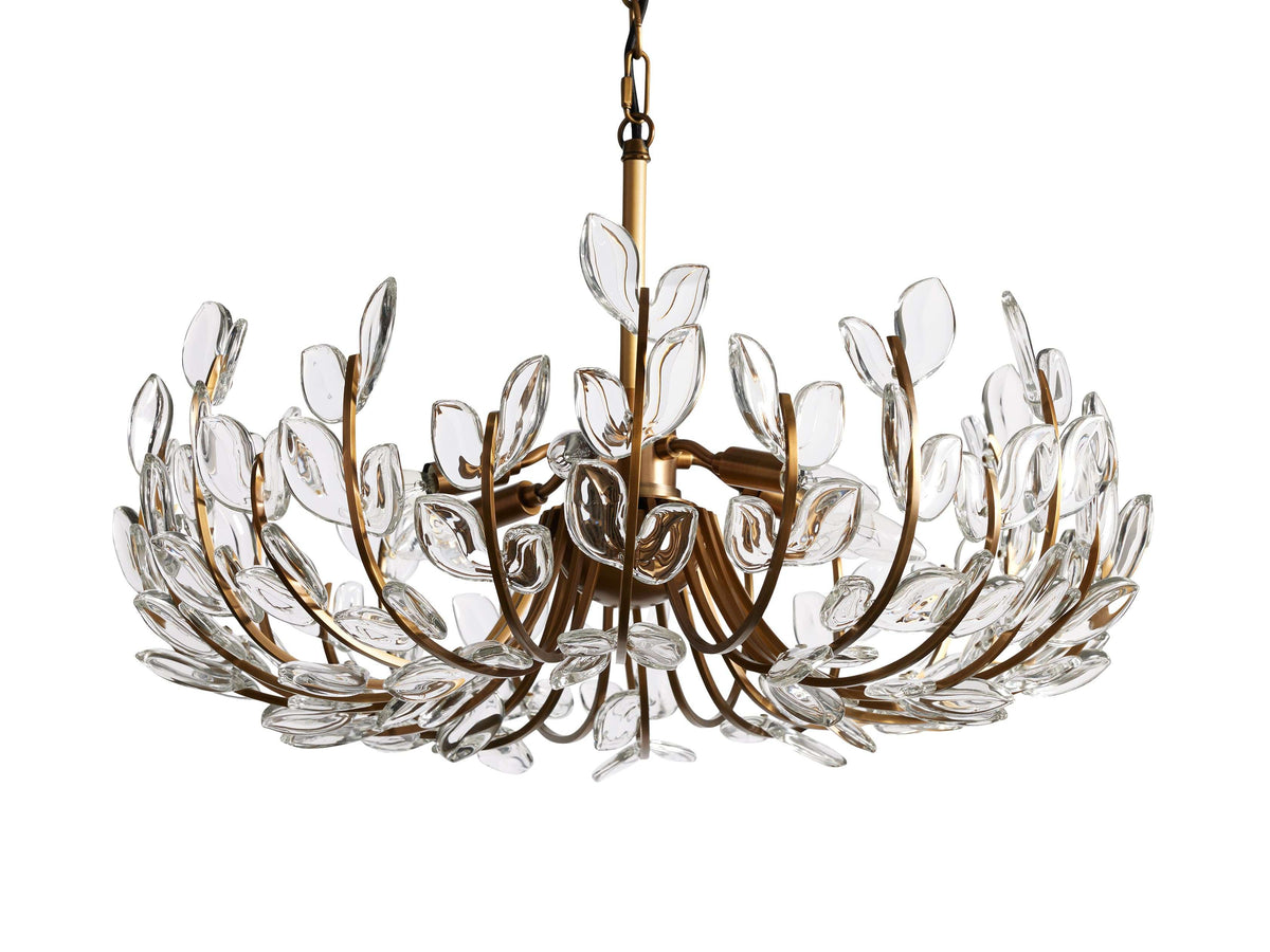 Adela Petal Glow Round Chandelier