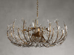 Adela Petal Glow Round Chandelier
