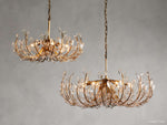 Adela Petal Glow Round Chandelier