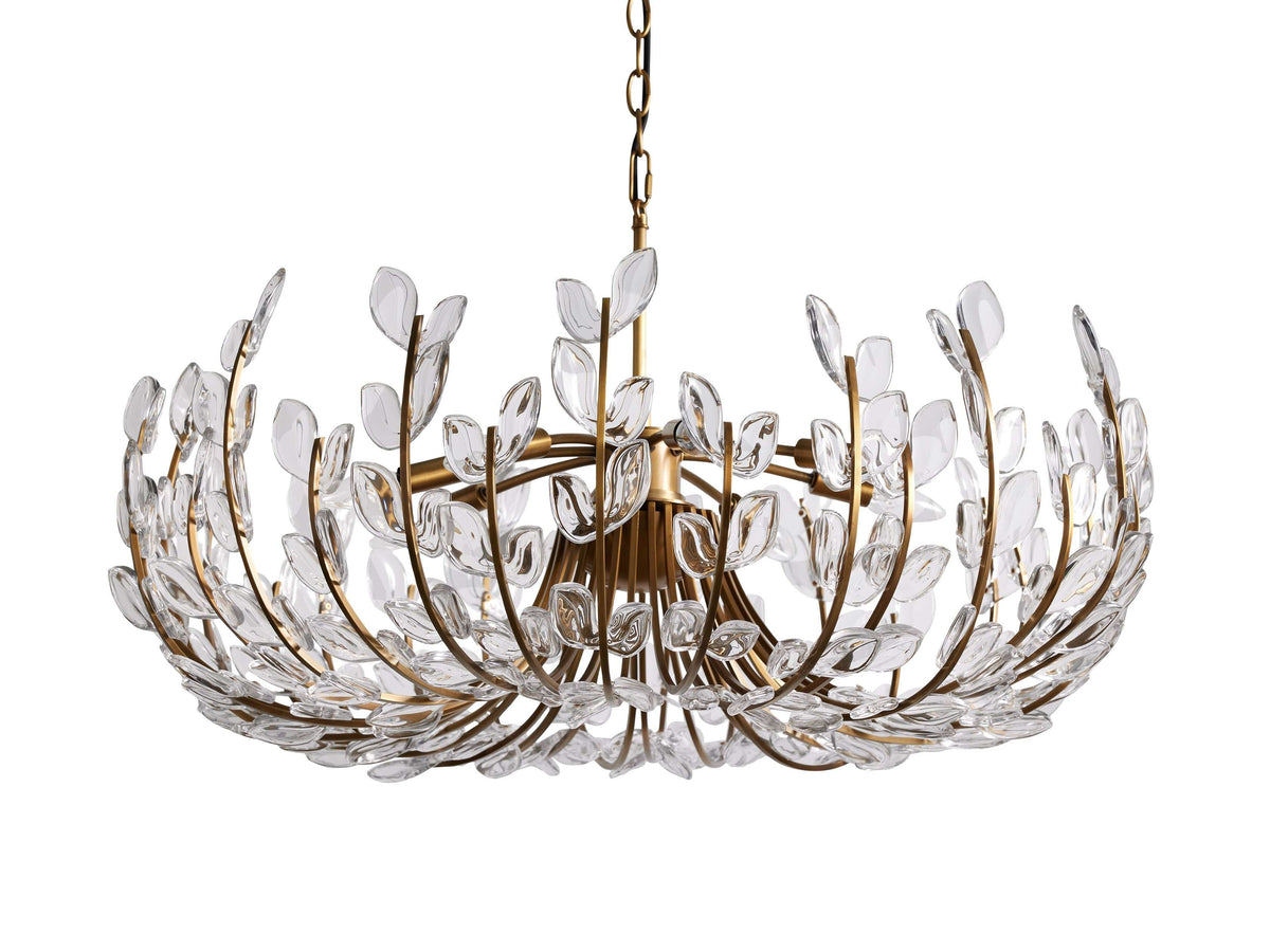 Adela Petal Glow Round Chandelier