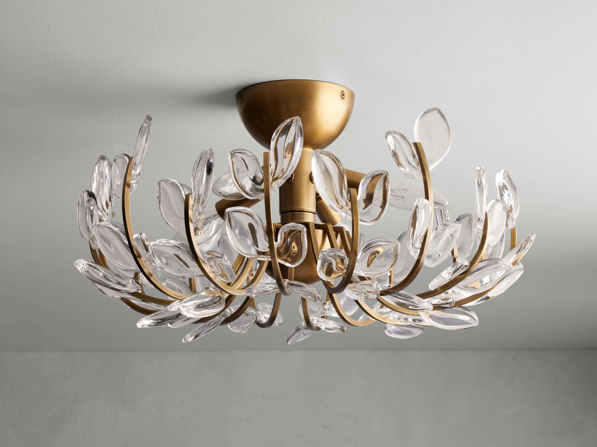 Adela Petal Glow Flush Mount