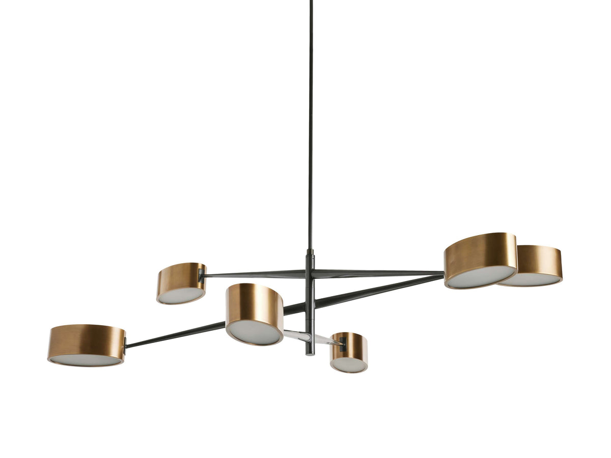Etoile Starburst Spoke Round Chandelier