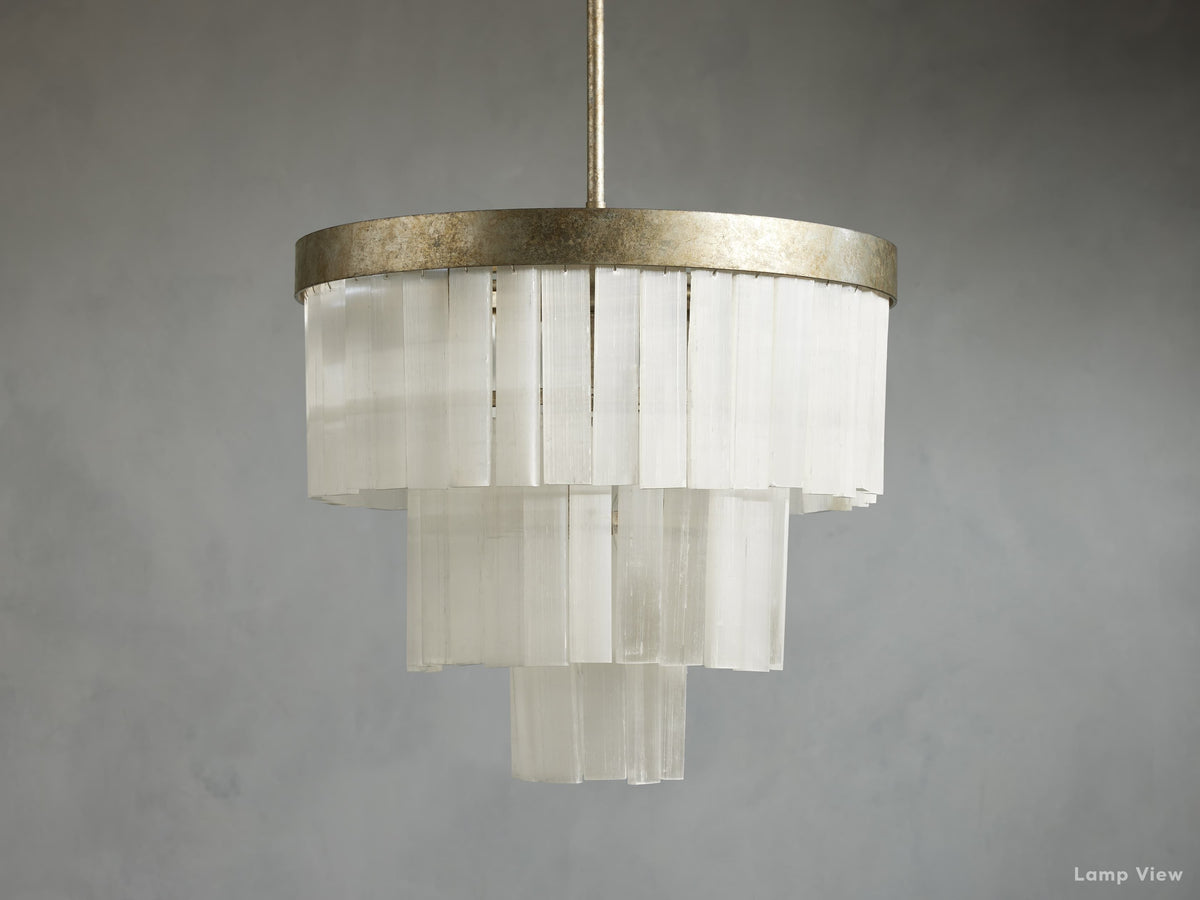 Cameron Historic Selenite Round Chandelier