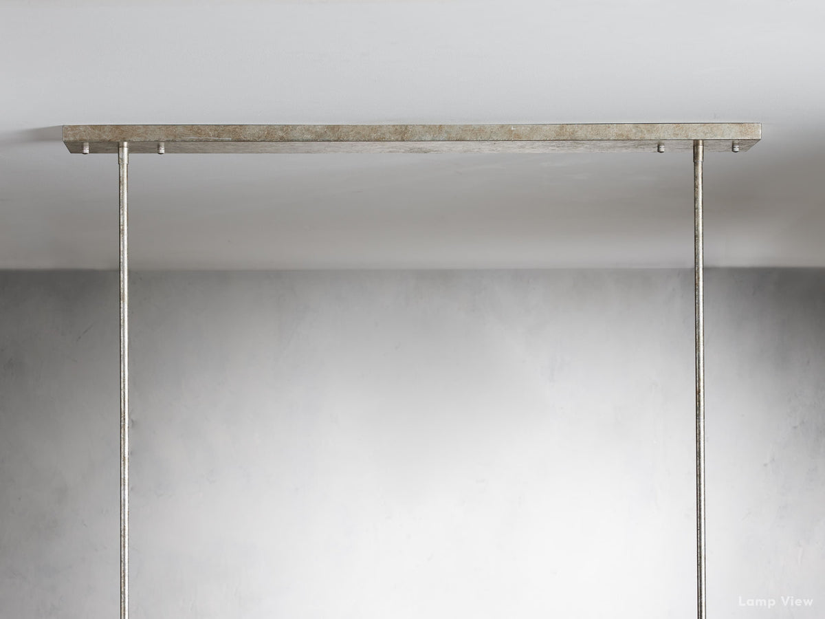Cameron Historic Selenite Rectangular Chandelier