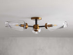 Arrow Sleek Glass Flush Mount