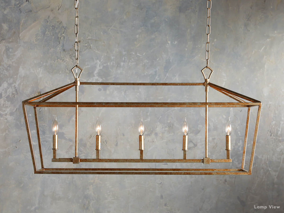 Garnet Rectangular Chandelier