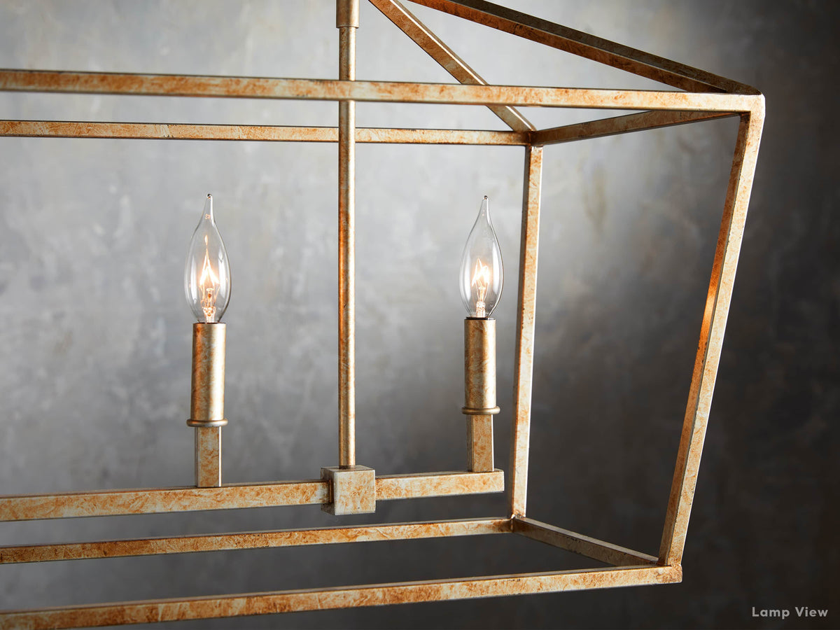 Garnet Rectangular Chandelier