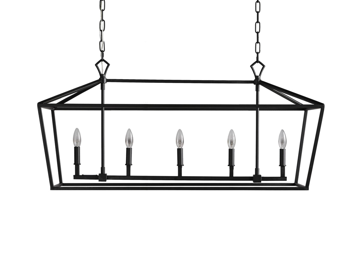 Garnet Rectangular Chandelier